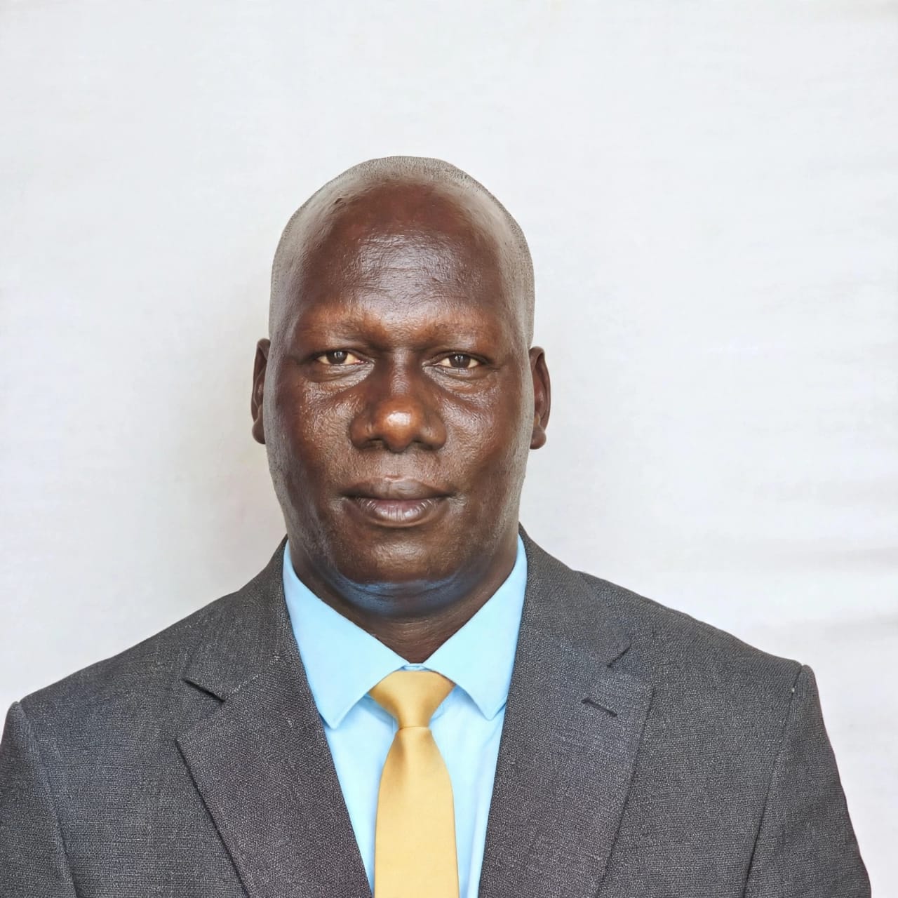 Mr Okunu Morris, Headteacher of Fr Aloysious Secondary School Bala