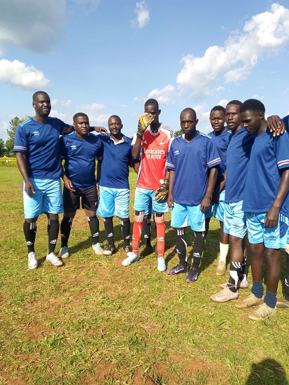 Fr Aloysious Secondary School staff football team
